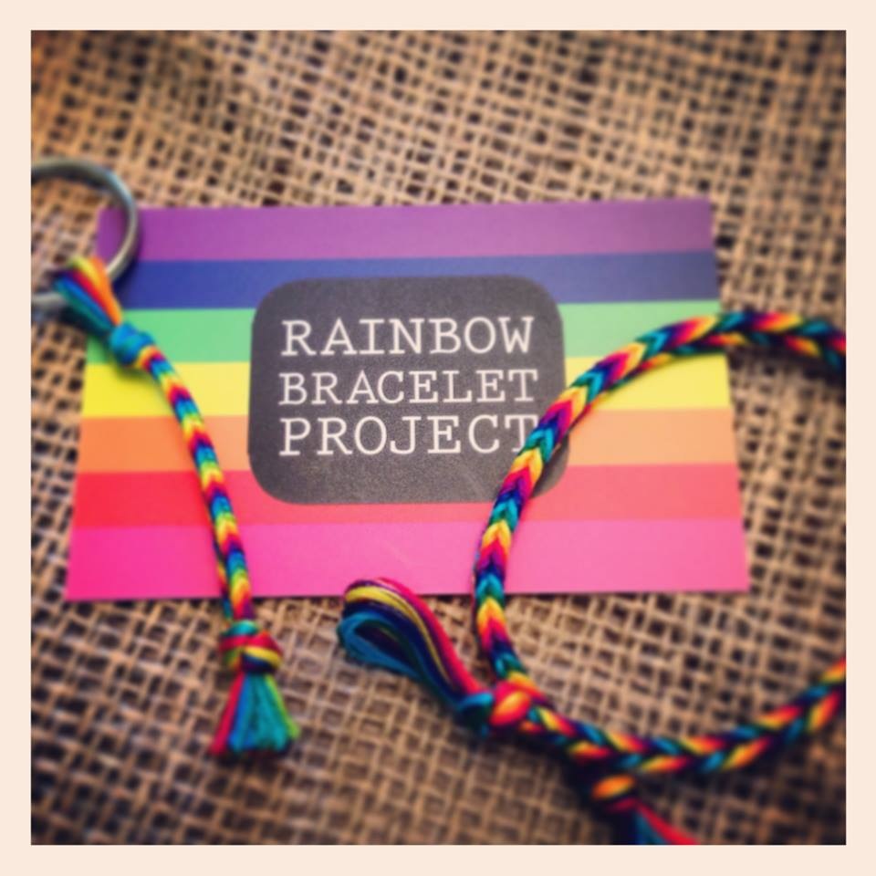 Allison Tannehill, Andrea Free, and Rainbow Bracelet Project