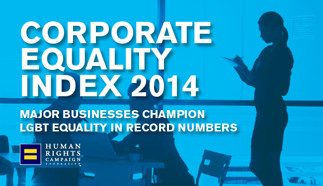 HRC Issues Its Annual Corporate Equality Index