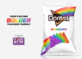 Doritos Launches Rainbow Colored Chips It Gets Better Rainbow Colored Doritos