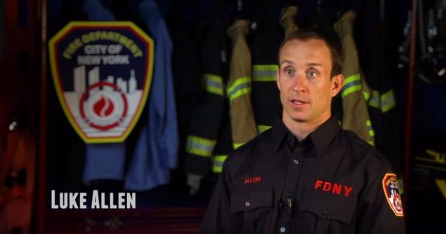 ay New York Firefighter Luke Allen says in the 8-minute video for the It Gets Better campaign supporting LGBT youth.