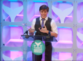 LGBTQ+ Vines Grow Awareness With Humor Thomas Sanders won the Vine Star of the Year award for his funny and educational videos that support the LGBTQ community.
