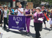 5 Tips to Help You Support Your Asexual Friends Asexual activists and their supporters marched in Pride London in 2010.
