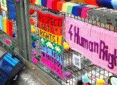 LGBT Community Pushes for Progress Amid Anti-LGBT Law Push A wave of anti-LGBT legislation has occurred in response to the Obergefell v. Hodges decision that made same-sex marriage legal in the United States. LGBT activists respond with creative protests like yarnbombing.