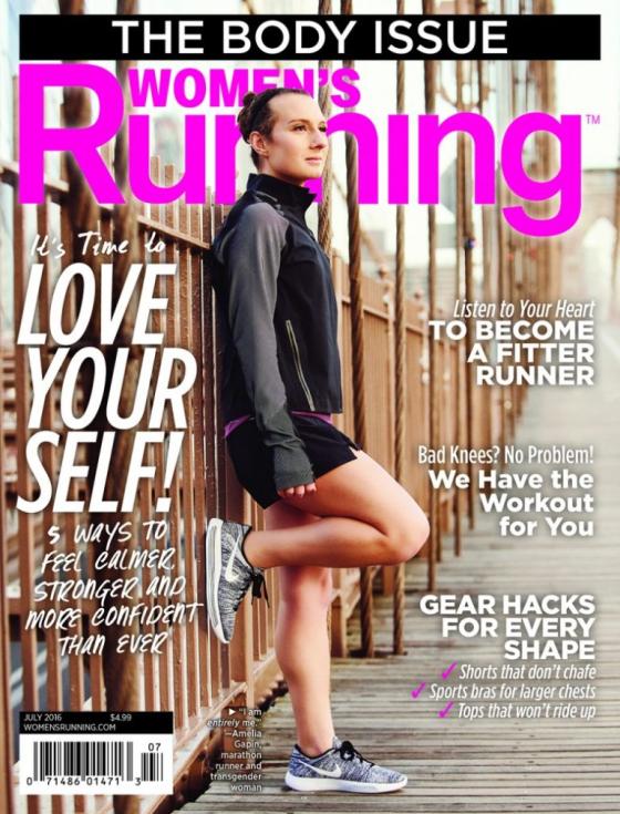 MyTransHealth CoFounder Women’s Running Magazine First Trans Cover Model