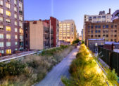 Giant LGBT Political Poem Posted at NYC High Line A photo of High Line Park, located in New York.