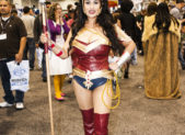 For the Record: Wonder Woman is Bisexual A lady dressed up as Wonder Woman for WonderCon.
