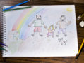 Texas Bill Would Allow Adoption Agencies to Reject Applicants Based on Their Religion and Sexual Orientation A child's drawing of a family with two dads.