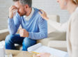 Warning: 6 Signs That You’re a Broflake A man crying. A female psychiatrist has her hand on his shoulder.