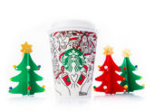 Here We Go Again With the Starbucks Cups A photo of Starbucks' 2017 holiday-themed cup.