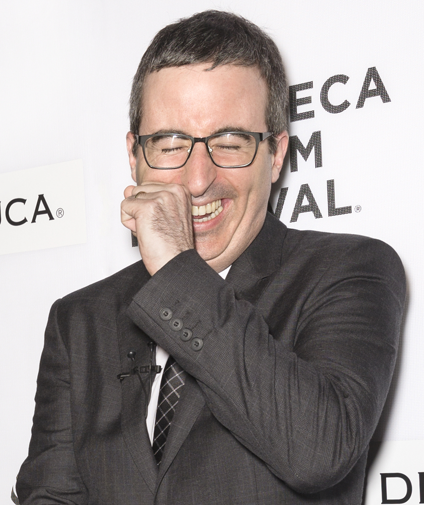 A photo of John Oliver at the Tribeca Film Festival.