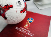 Activists Find Clever Way Around Russia’s Anti-Gay Laws at World Cup Official ball of the 2018 FIFA World Cup Adidas Krasava and a calendar with the symbols of the World Cup 2018.